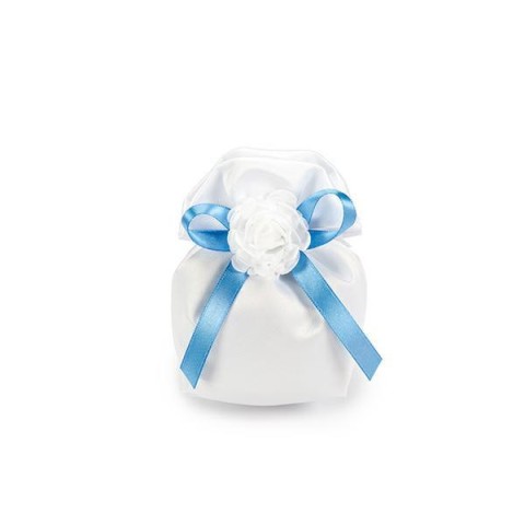 SACCHETTO RASO BON BON 12XH13 BIANCO